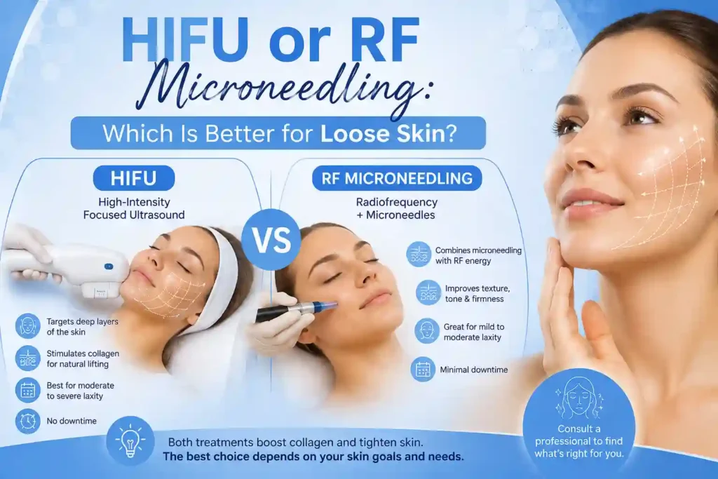 Lost the Weight but Not the Loose Skin? What You Should Know 2 HIFU or RF Microneedling: Which Is Better for Loose Skin Beaconsfield?